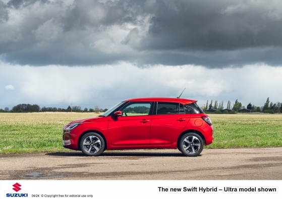 The new Swift Hybrid – Ultra model shown